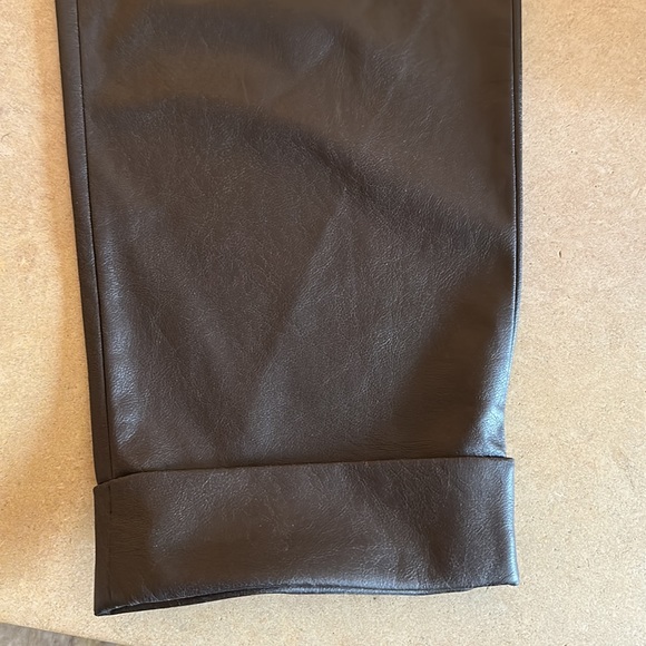 Brochu Walker loose leather cropped pant - Picture 5 of 6